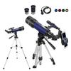 TYUHDUYUR Astronomy Refractor Monocular Telescopes HD Glass Optics Lenses Travelling Telescope with Phone Adapter Moon Filter view 1
