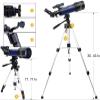 TYUHDUYUR Astronomy Refractor Monocular Telescopes HD Glass Optics Lenses Travelling Telescope with Phone Adapter Moon Filter view 3