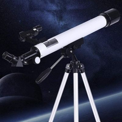 TYUHDUYUR 2021 Updated Telescope Portable Refractor Telescope Great Astronomy Gift for Kids to Explore Moon Space 50mm Aperture Telescopes for Astronomy
