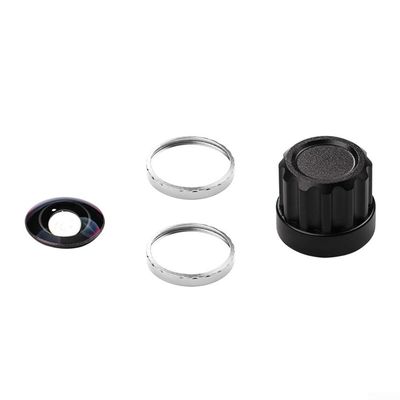 Replacement Lens Set For Insta360 X5, HD Optical Glass Portable Travel Outdoor Photography Gear, With Aluminum Alloy Ring And Removal Tool(silver)