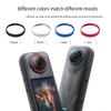 Replacement Lens Set For Insta360 X5, HD Optical Glass Portable Travel Outdoor Photography Gear, With Aluminum Alloy Ring And Removal Tool(silver) view 2