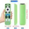 2 Pack Luminous Remote Cover Compatible with 2025 Onn Google TV Box 4K pro Remote, Shockproof Case for Onn Google TV Remote Controller, Lightweight Anti-Slip Skin-Friendly Silicone Skin Sleeve view 4