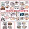 32 PCS Bible Verse Stickers, Christian Sticker,Religious Faith Decals for Water Bottles Laptop Luggage Cup Surfboard, Handy Scrapbook Stickers view 2
