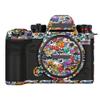 SIR II S1RM2 Camera Skin Wrap Anti-Scratch Sticker Coat Vinly Protective Film Body Protector Decals Cover for Panasonic Lumix SIRII S1R Mark II (Graffiti White) view 1