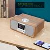 LEMEGA M3P WiFi Internet Radio,FM Digital Radio,Spotify Connect,Bluetooth Speaker,Stereo Sound,Wooden Box,Headphones-Out,AUX-in,40 Presets,Dual Alarms Clock,Remote and OKTIV App Control -Dark Walnut view 3