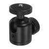 PATIKIL 1/4" Mini Ball Head with 1/4" to 3/8" Screw, 360 Rotating Screw Tripod Mount Panoramic Ball Head DSLR Camera Mount Base Adapter Photograph for Phone Light Camera Loading 6.6lb view 1