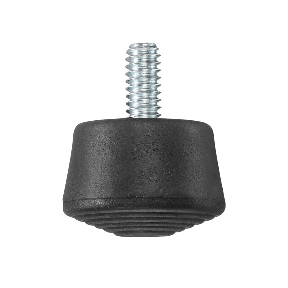 PATIKIL Rubber Foot Spike, Universal Anti-Slip 1/4 Inch Thread Rubber Tripod Foot Spikes for Monopod Legs Pad Replacement Parts Designed on Smooth Uneven Surface (33x27mm)