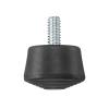 PATIKIL Rubber Foot Spike, Universal Anti-Slip 1/4 Inch Thread Rubber Tripod Foot Spikes for Monopod Legs Pad Replacement Parts Designed on Smooth Uneven Surface (33x27mm) view 1