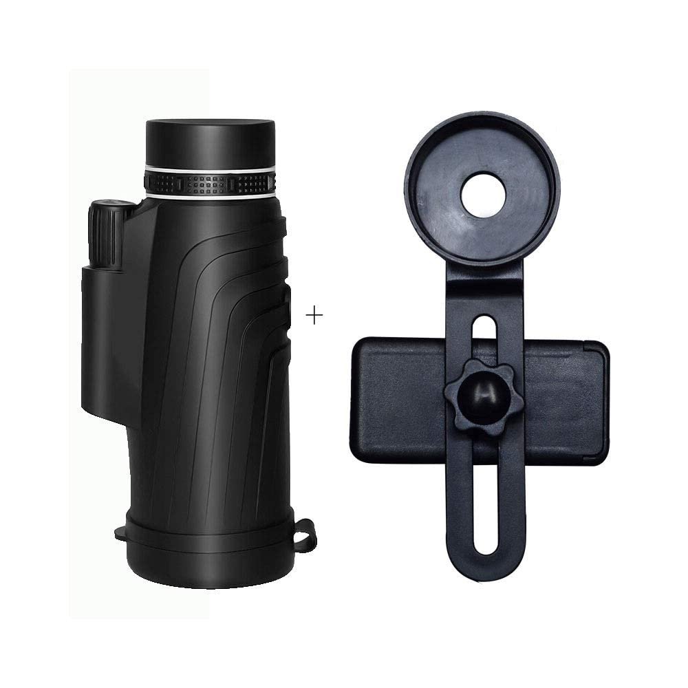 15x60 Powerful Small Portable Monocular with Smart Phone Adapter,High Power Vision for Adult,for Bird Watching,Wildlife,Concert,Sporting Gam