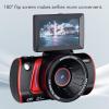 Bewinner 4K Digital Cameras for Photography, 64MP Auto Focus WiFi Vlogging Camera, 18X Optical Zoom & 3 Inch Flip Screen, Retro Travel Video Camera for Selfie (Black) view 3