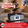 Lemega M5P Upgrade Internet Radio with CD Player, Powerful 2.1 Stereo System,Spotify HiFi, Bluetooth, FM Radio, Acoustic Wood Cabinet,50 Presets, Headphone Jack,OKTIV APP Control - Black view 2