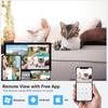 5MP Wireless Home Security Camera System, 8CH NVR with 3TB Hard Drive, SMONET CCTV Kit with 8 Indoor/Outdoor IP Cameras, Night Vision, IP66 Waterproof, Mobile App Access view 2