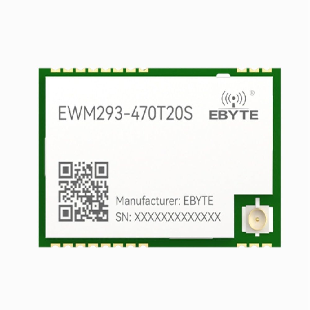 470M TurMass LPWAN Wireless Module Long Distance 5-10KM EWM293 Series Low Power at Command RSSI Wireless Wake Up Industrial Grade (20dbm 5KM)