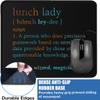 Lunch Lady Definition Mouse Pad, Black Humorous Dictionary Style, 9.5x7.9 Inches, Gaming Mousepad Mouse Mat view 2