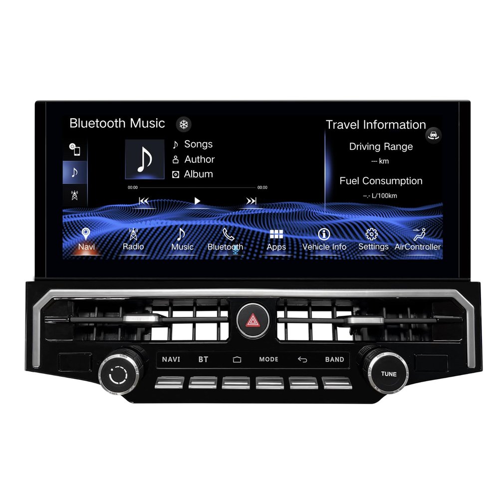 12.3" Car Stereo for Toyota 4Runner 2010-2020 with Wireless Carplay/Android Auto, 4+64G Car Radio Head Unit with Brackets, GPS/Blutooth 5.0/FM/AM/Mirror Link (12.3")