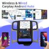 13 Car Stereo for Dodge Ram 2014-2018 with Wireless Carplay/Android Auto, 4+64G Car Radio Head Unit with Brackets, GPS/Blutooth 5.0/FM/AM/Mirror Link (13" for Panel Updated) view 4