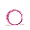 10pcs 1m OM4 Fiber Optic Patch Cords - Red/Purple(LC-SC) view 1