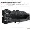 Uonlytech Portable Oxford Cloth Tripod Bag with Shoulder Strap Padded Equipment Storage Case for Light Stands Boom Stands Monopods Umbrellas Black view 4