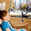 PLDHPRO Tablet Mount for Car Dashboard Windshield, Vehicle Dash iPad Holder Stand with Telescopic Arm for Semi Truck for iPhone Galaxy Tabe 5.1-15.6'' Devices, Road Trip Essentials view 3