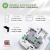 30-Pack Label Maker Tape 12mm 0.47 Laminated White TZe-231 Replacement for Brother P Touch Printer PTD210 PTH110 PTD220 PTD400, TZe TZ Tape 1/2inchx26.2ft view 4