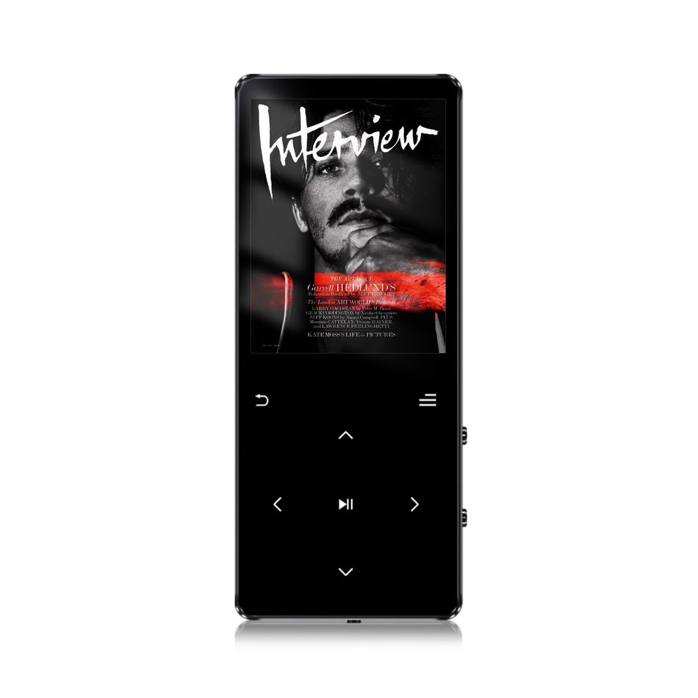 CONODO Mp3 Player Bluetooth with Speaker,HiFi Sound Music Player with Bluetooth,FM Radio, Recorder, E-Book, Support up to 128GB  Portable Digital Mp3 for Sports, Study, Travel,Black 32GB