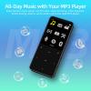 CONODO Mp3 Player Bluetooth with Speaker,HiFi Sound Music Player with Bluetooth,FM Radio, Recorder, E-Book, Support up to 128GB  Portable Digital Mp3 for Sports, Study, Travel,Black 32GB view 2