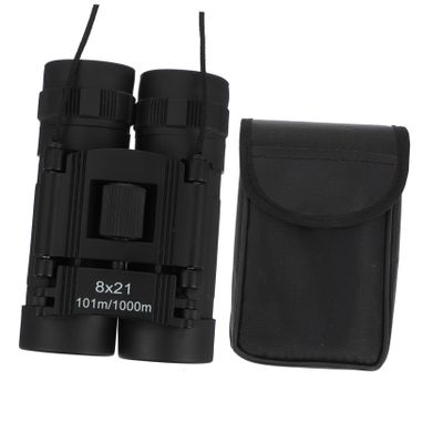 KALLORY Compact Foldable Binoculars Lightweight for Bird Watching and Concerts Night Vision Low Light Outdoor Handheld Telescope with Multi Coated Lens and Skid Grip