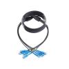 ZMDRXQOJ Fiber Optic Wire UPC 4 SC to 4 SC Optical Single-Mode 4-core Outdoor Extension Cable Simplex Patch Cord 3M/10M/20M/30M/40M/50M(50M) view 3