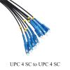 ZMDRXQOJ Fiber Optic Wire UPC 4 SC to 4 SC Optical Single-Mode 4-core Outdoor Extension Cable Simplex Patch Cord 3M/10M/20M/30M/40M/50M(50M) view 4