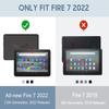 Yuxcfhjfe Case for New Amazon Kindle Fire 7 (12th Generation 2022 Release), Premium PU Leather Folio Stand Cover Case with Smart Auto Wake/Sleep, Underwater Adventure Cat view 2