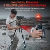 SMALLRIG x Potato Jet TRIBEX SE Hydraulic Aluminum Camera Tripod, with Video Fluid Head, 6kg/13.2lb Load, Max Height 166cm, Professional Video Tripod for Interviews/Wedding/Landscape - 5305 view 2