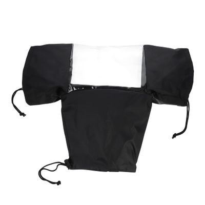KALLORY DSLR Camera Rain Cover with Adjustable Sleeves and Ultra Window Windproof Protector for Photography in Rain Snow Dust and Sand Compatible with DSLR Cameras and Lenses