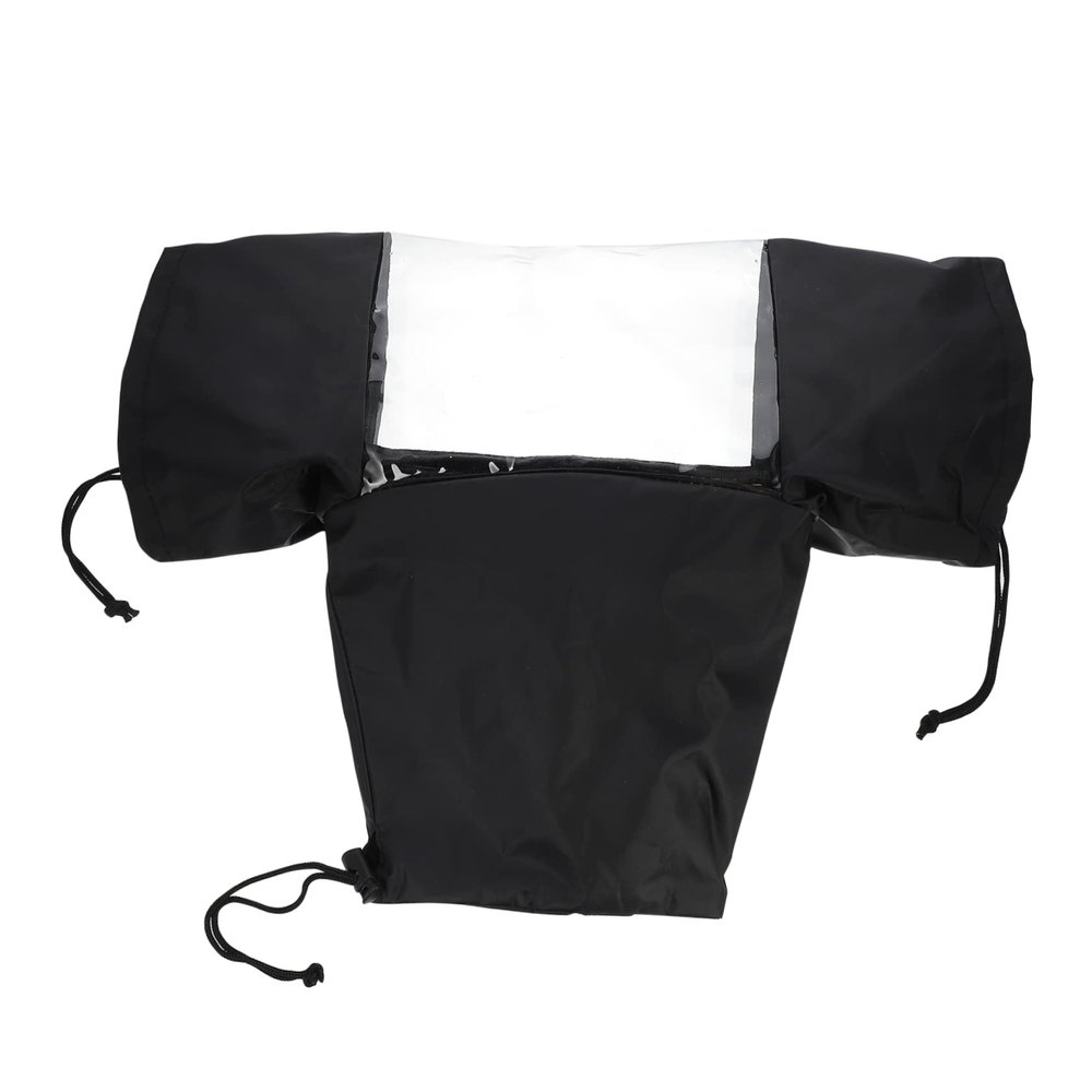 KALLORY DSLR Camera Rain Cover with Adjustable Sleeves and Ultra Window Windproof Protector for Photography in Rain Snow Dust and Sand Compatible with DSLR Cameras and Lenses