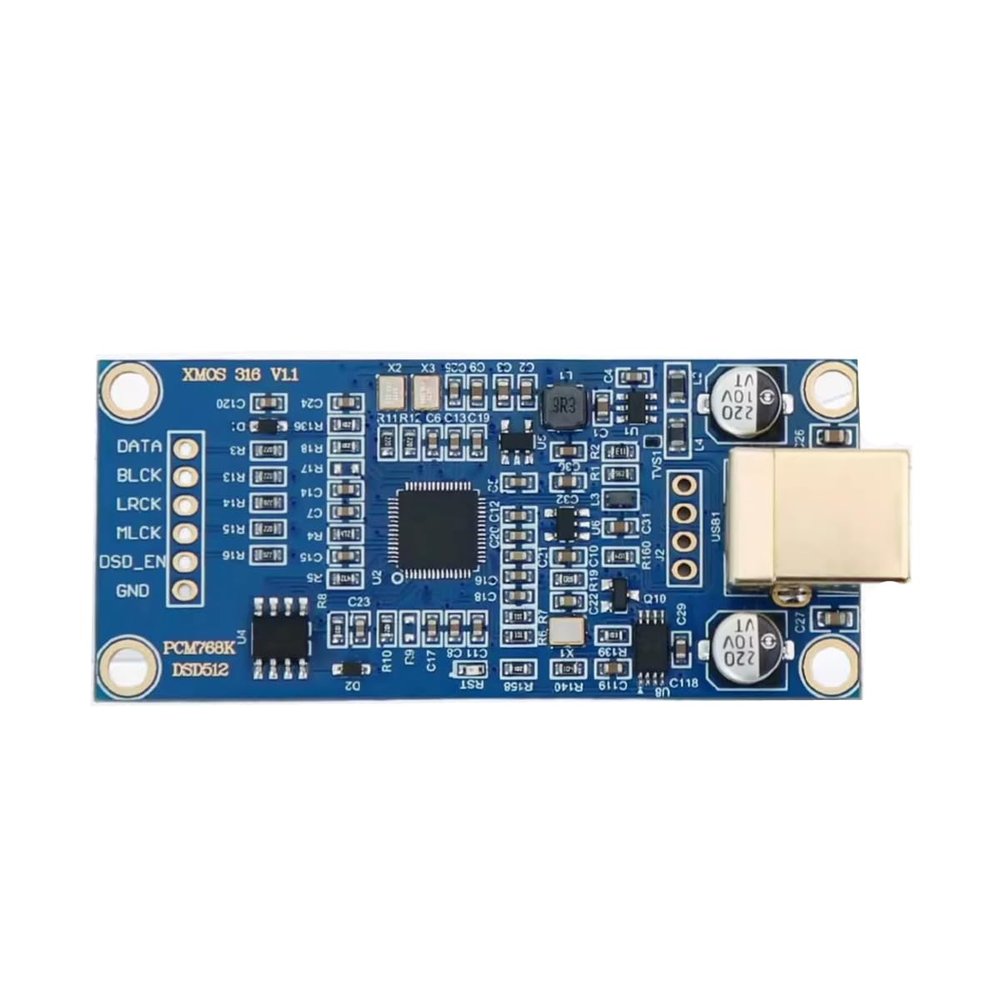 XMOS XU316 USB Digital Supports DSD512 Compatible with Amanero Daughter Card