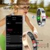 Ladies Smart Ring for Women Health Ring Heart Rate Monitor Sleep Tracker Fitness Tracker Calories Step Counter Pedometer Gesture Control Waterproof Compatible with iOS Android Phones Elegant Ring view 3