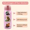 100 Pcs Italian Brainrot Funny Animals Stickers Bulk,American AI Tralalero Tralala Stickers Pack .Waterproof Vinyl Party Favors Decals Sticker for Water Bottles Laptop Phone view 2