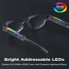 ZOOTEALY Kids Smart Glasses: UV400 Blue Light Glasses - Built-in Mic & Open Ear Bluetooth Speakers - 7-color RGB Light Strip - Voice & Touch Control - Works with iOS/Android for Kids 6-12 Gifts view 4