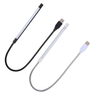 ARTIBETTER 2Pcs USB LED Reading Lights Dimmable Touch Control Flexible Bedside Lamps Compact Portable for Computer Work Camping