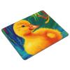 Cute Ducking in Colorful Stream Mouse Pad Stitched Edge Non-Slip Waterproof Rubber 7 X 8.6 in view 2