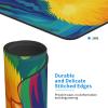 Cute Ducking in Colorful Stream Mouse Pad Stitched Edge Non-Slip Waterproof Rubber 7 X 8.6 in view 4