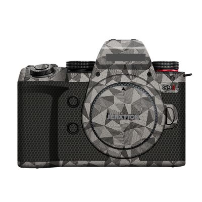 G9 II Anti-Scratch Camera Skin Wrap Sticker Coat Vinly Protective Film Body Protector Decals Cover for Panasonic Lumix G9II G9 Mark II (Triangle Titanium)