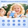 DITUPAN Kids Camera Instant Print for Christmas Birthday Gifts Age 4-12,Front Rear Dual Selfie Camera with 1080P Videos Toddler Portable Travel Toy 6 7 8 9 Year Old Boys Girls-Blue view 4
