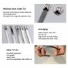 100PCS 304 Stainless Steel Zip Ties  4.6mm Wide, 1001000mm Long, Self-Locking Heavy Duty Cable Ties, High Temperature Resistant Metal Ties For Outdoor, Marine(4.6 mm W x 150 mm L) view 2