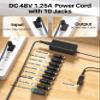 48V Power Supply Compatible with Netgear ProSafe GS108PE GS108PE-100NAS GS108 PE GS108PEv3 GS108PE-300NAS Gigabit PoE Switch WS-PS-48V60W Charger view 4