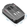 Universal 16 Band 360 Degree Car Trucker Speed Voice Alert Warning V9 Laser for Radar Detector for Car Truck view 4