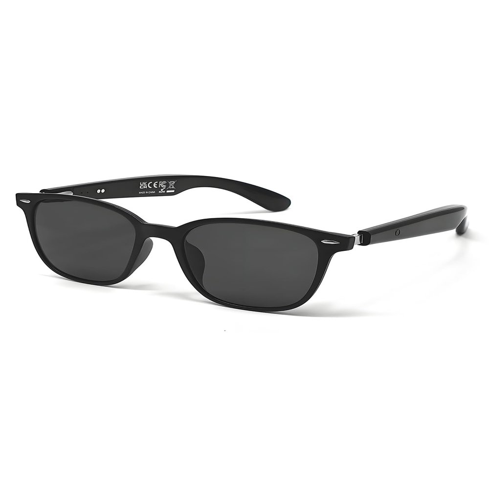 CuiSuto Smart Glasses for Women/Men, Blue Light Filtering LensesBluetooth 5.3, Audio & Mic, Intelligent Touch,Open-Ear Clear Sound, Remote Photography, Ultralight Comfortable-Matt Black Grey