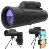 10x42 Monocular Telescope with Smartphone Holder Tripod for Adults Kids, Portable Waterproof Monocular Scope with Clear for Bird Watching Hunting Hiking Travel Camping view 1