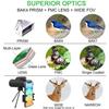 10x42 Monocular Telescope with Smartphone Holder Tripod for Adults Kids, Portable Waterproof Monocular Scope with Clear for Bird Watching Hunting Hiking Travel Camping view 4