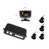 Parking 4 Sensors for Car Digital System Reversing Radar Led Back Up Install Adapter with Buzzer Send Drill(Black) view 2