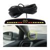 12V Car Parking Sensors Monitor System Distance Control Kit Radar Detector LED Display Universal Auto Accessories(Silver) view 2